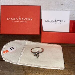 James Avery RETIRED Sweet Kitten Silver Ring